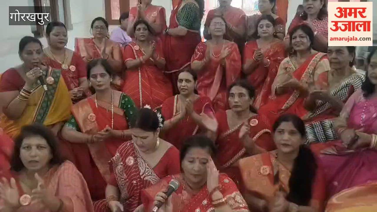 Mata Ki Chowki Held at Mangala Devi Temple in Gorakhpur