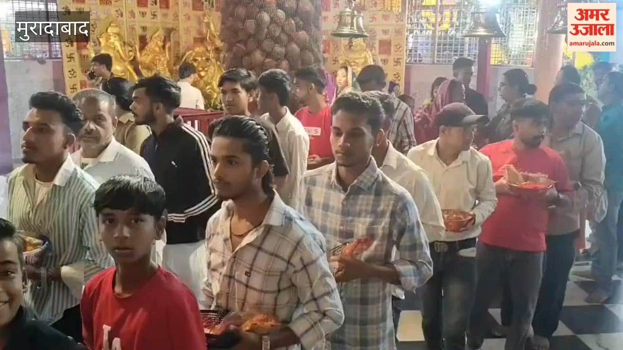 Devotees thronged the Kali Mata temple for darshan during Navratri