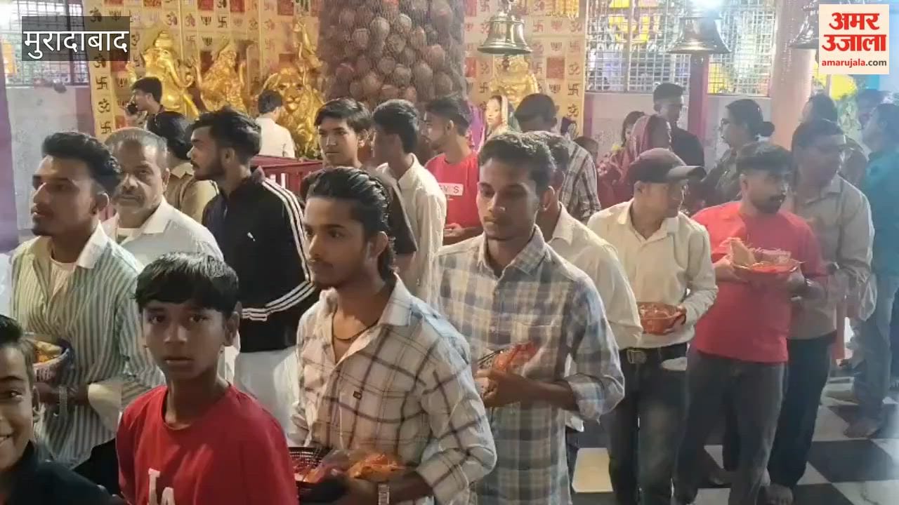 Devotees thronged the Kali Mata temple for darshan during Navratri