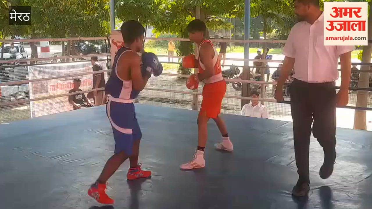 Meerut: State-Level Senior Men's Boxing Championship Held at Kailash Prakash Stadium, Bareilly Boxer Wins Flyweight Bout