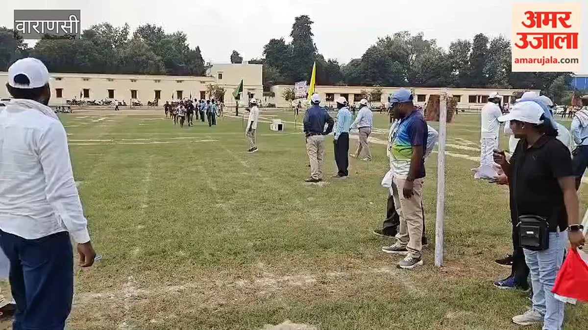 VIDEO: 400 मीटर दौड़ में छात्राओं ने दिखाया दमखम