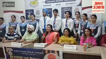 Students from Guru Nanak Public School, Sarabha Nagar, Ludhiana, met with Education Minister Harjot Bains.