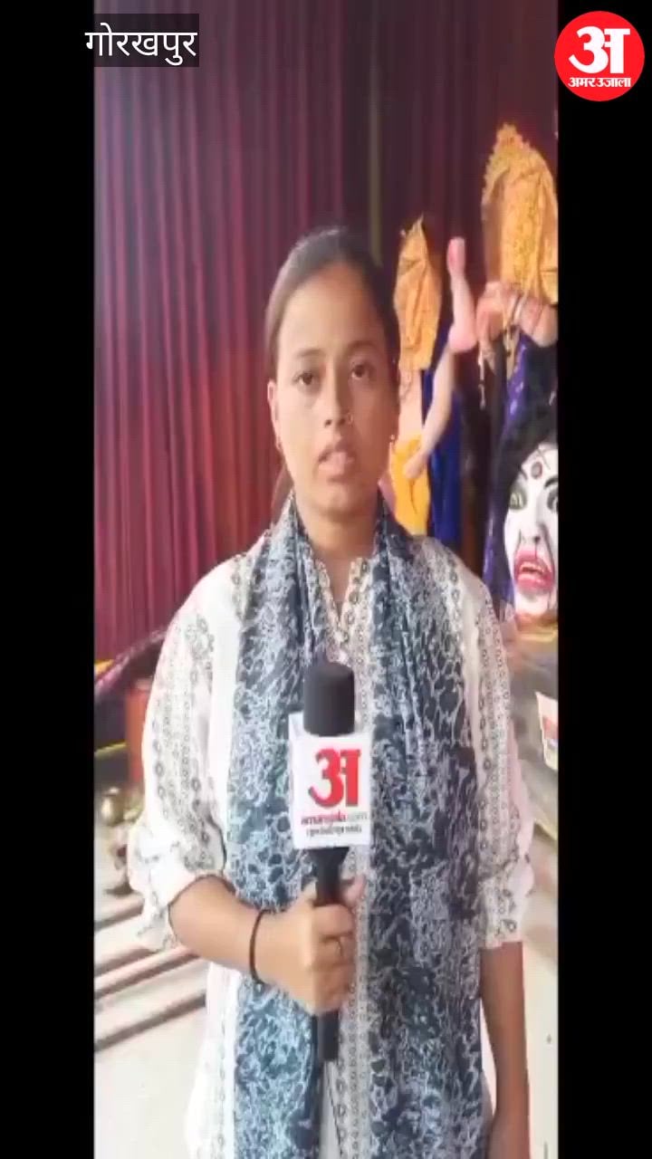 गोरखपुर: छिन्नमस्तिका माता की अद्भुत डिजिटल मूर्ति बनी आकर्षण का केंद्र