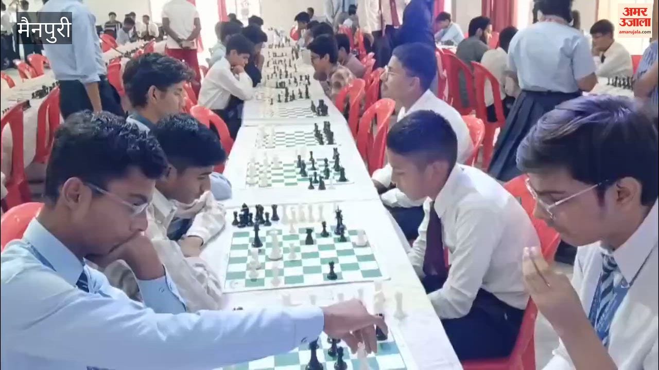 Players demonstrating their talent in the game of checkmate