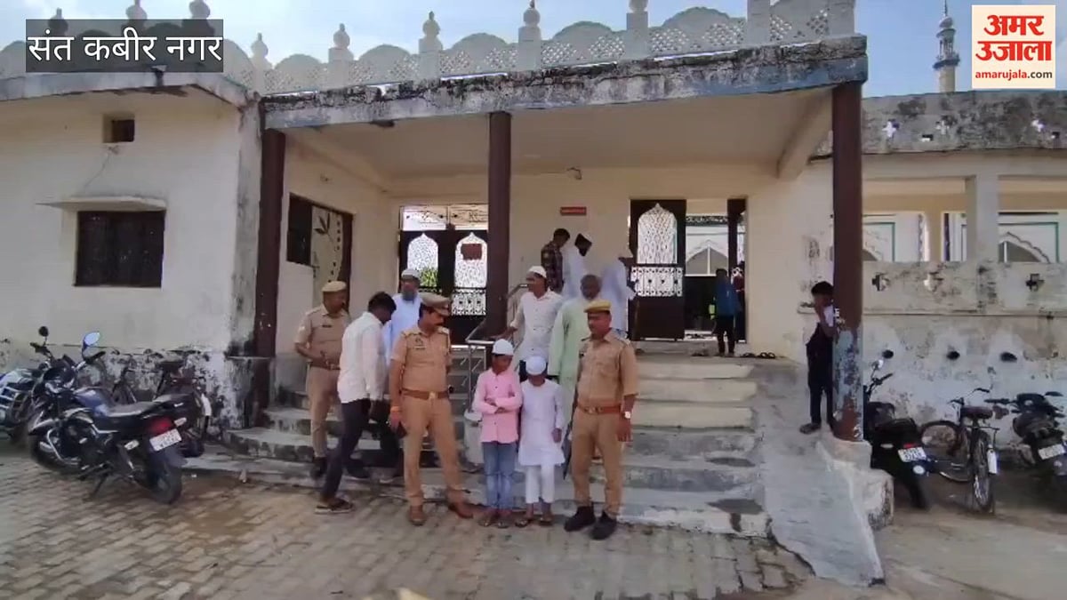 संतकबीरनगर: जुमे की नमाज को लेकर महुली पुलिस सतर्क