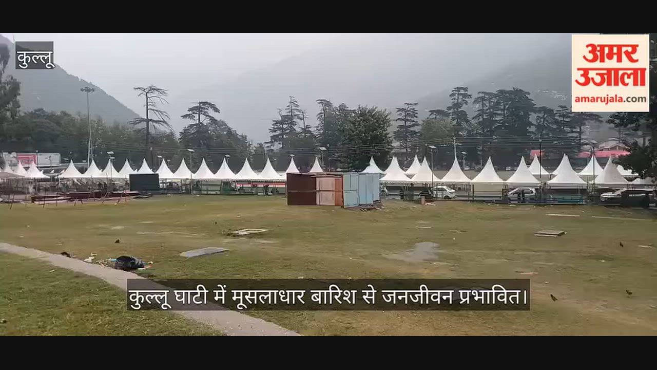 kullu valley heavy rain snowfall rohtang international dussehra preparations