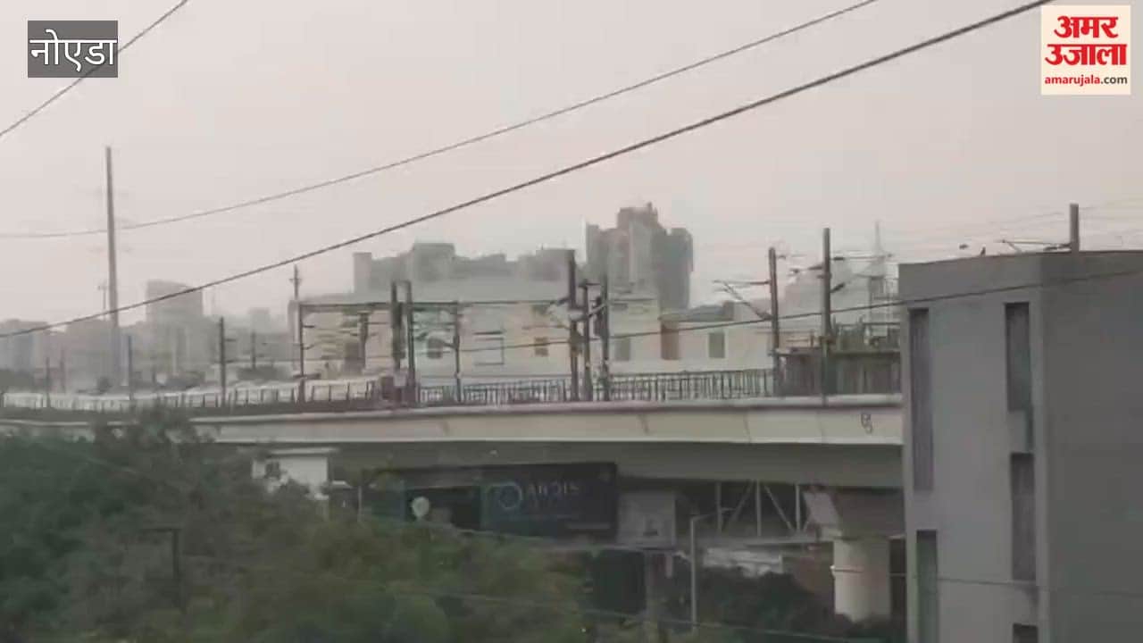 Weather takes a turn in Delhi-NCR Cloudy in Noida, strong winds in Gurugram