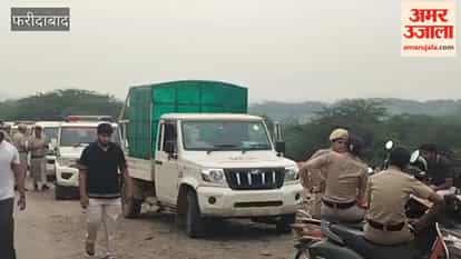 Protest in Faridabad over garbage dumping and police deployed
