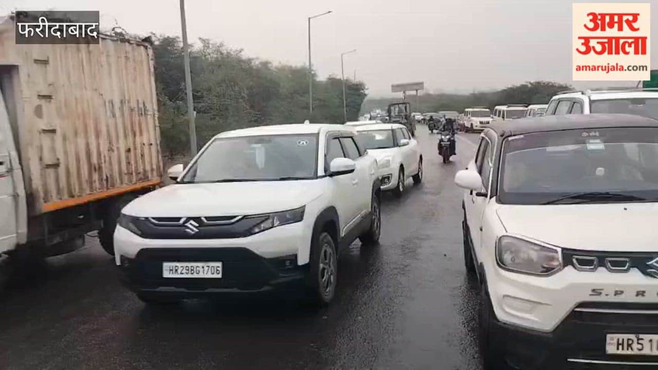 Rain in Faridabad brings relief from humid heat today weather update