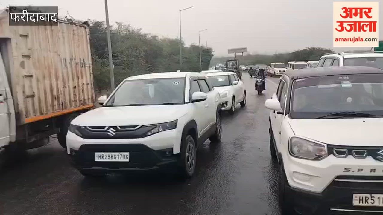 Rain in Faridabad brings relief from humid heat today weather update