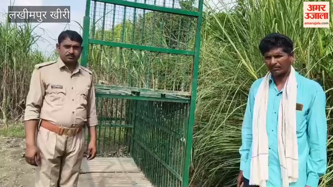 Cages set up in the area following the death of an innocent child in a leopard attack