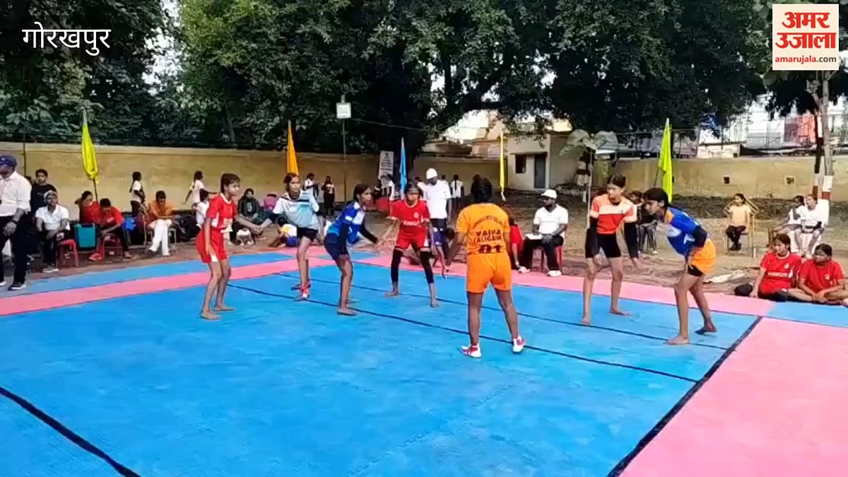 गोरखपुर: प्रदेशीय माध्यमिक विद्यालय कबड्डी प्रतियोगिता में मंडलों की टीमों ने लिया हिस्सा