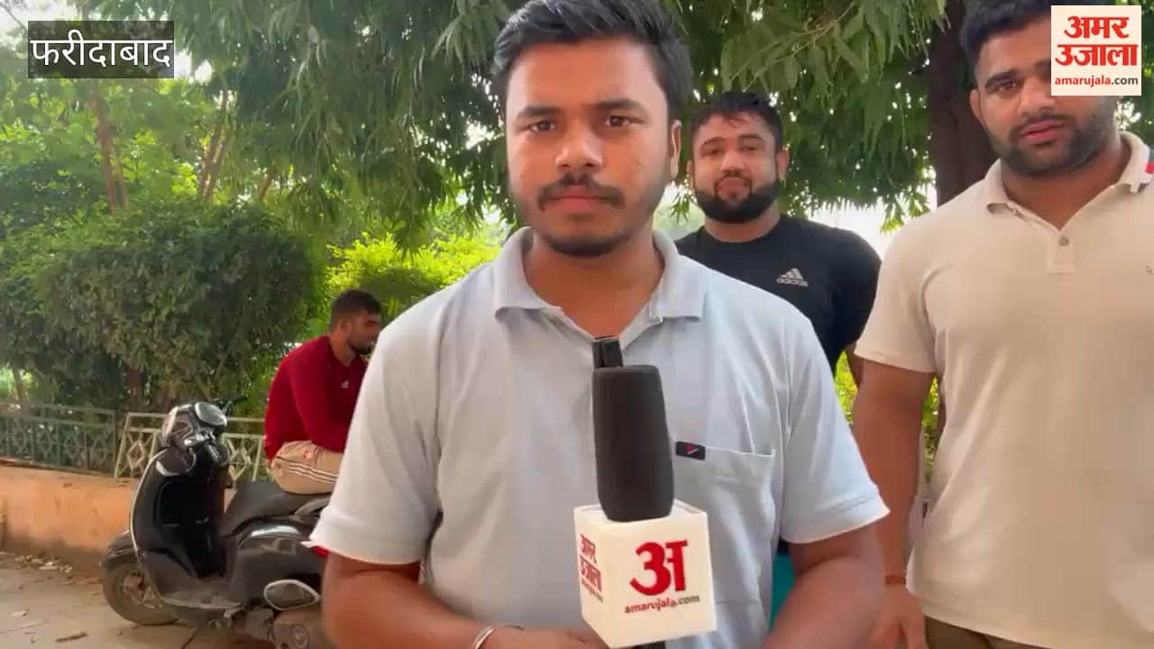 Video Two wrestlers crowned 'Faridabad Kesari' at a wrestling competition