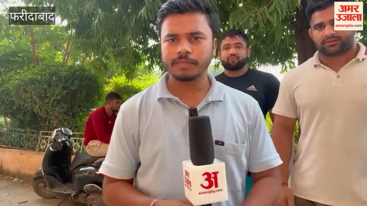 Video Two wrestlers crowned 'Faridabad Kesari' at a wrestling competition