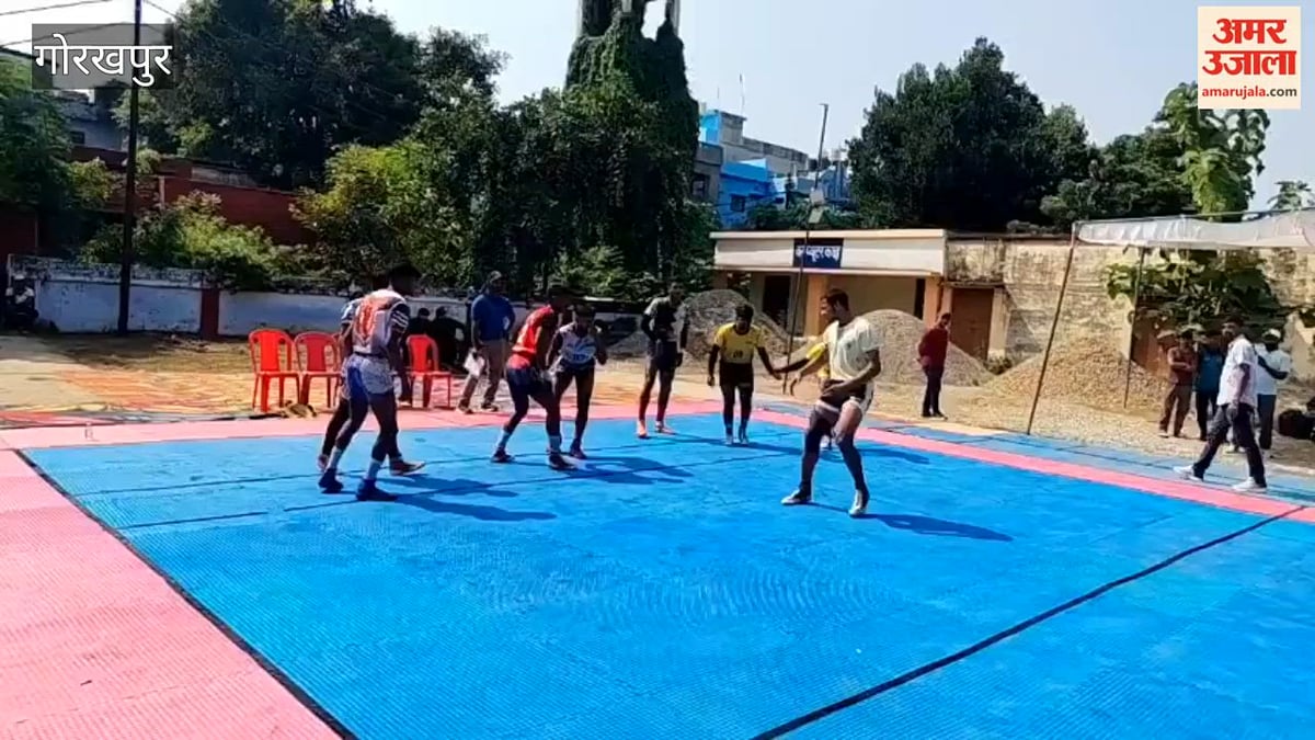गोरखपुर: प्रदेशीय कबड्डी प्रतियोगिता में स्पोर्ट्स कॉलेज सैफई और वाराणसी के बीच मुकाबला