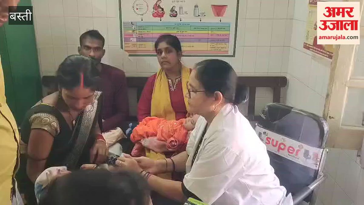 बस्ती: 200 केंद्रों पर बच्चों और गर्भवती महिलाओं का टीकाकरण