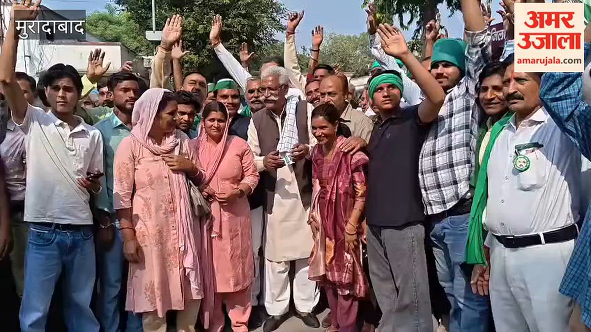 किसान यूनियन ने जुलूस निकालकर किया प्रदर्शन