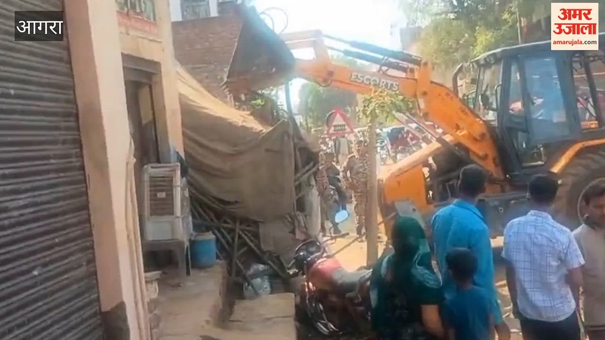 VIDEO: ईदगाह-खेरिया आरओबी बंद होने से लगा जाम, अतिक्रमण हटाने दाैड़ी निगम की टीम
