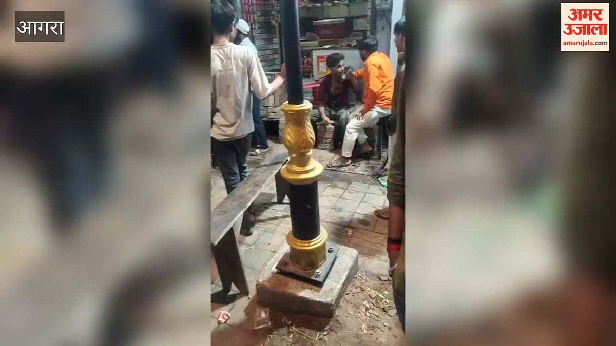 VIDEO: चाउमीन की ठेल पर विवाद, दोनों पक्षों में मारपीट