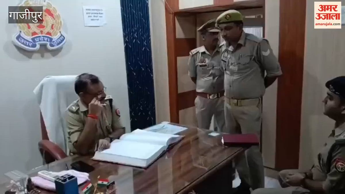 एसपी ने सैदपुर कोतवाली का किया निरीक्षण, दिया निर्देश; VIDEO