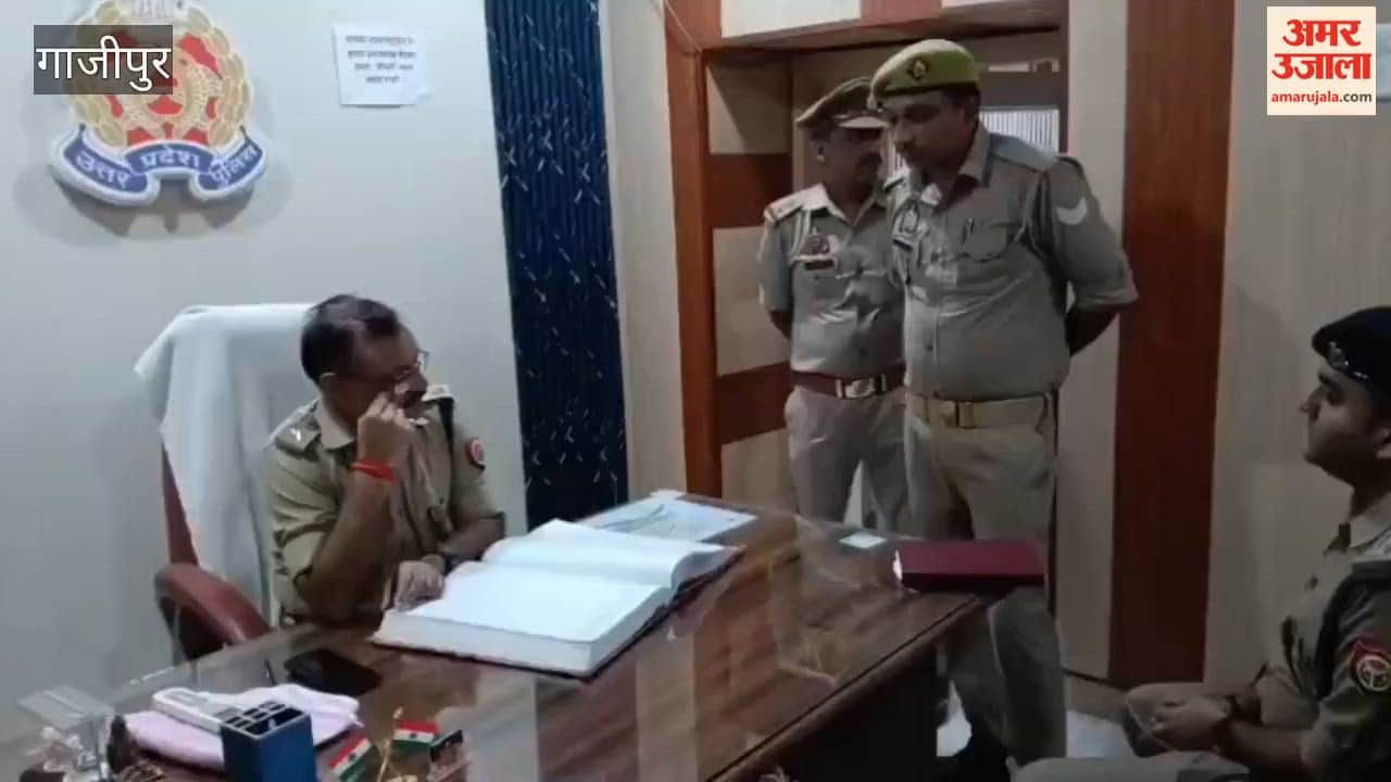 SP inspects Saidpur Kotwali issues instructions ghazipur
