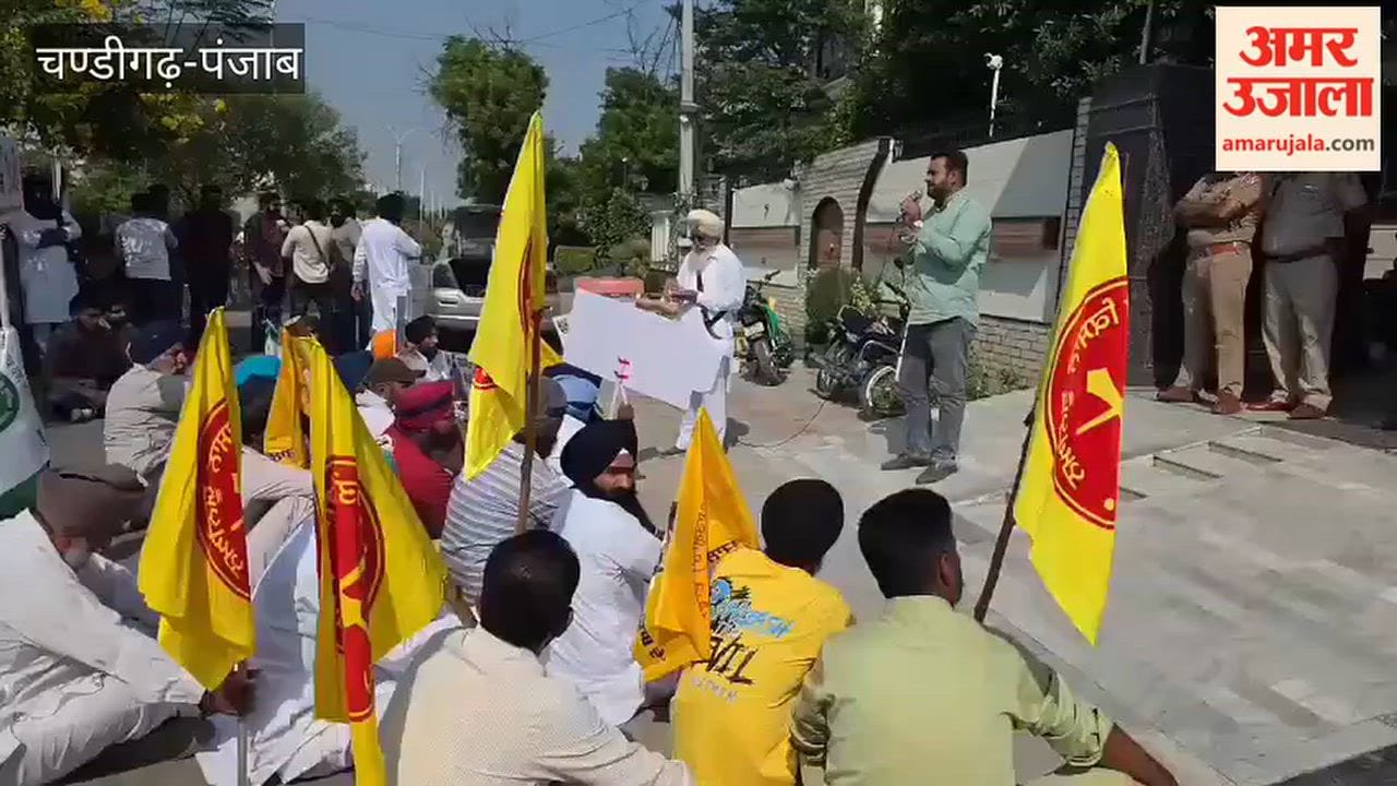 Jhota murder case: Protest outside MLA Sekhon’s residence; demands for a CBI probe and the resignation of the CM and DGP