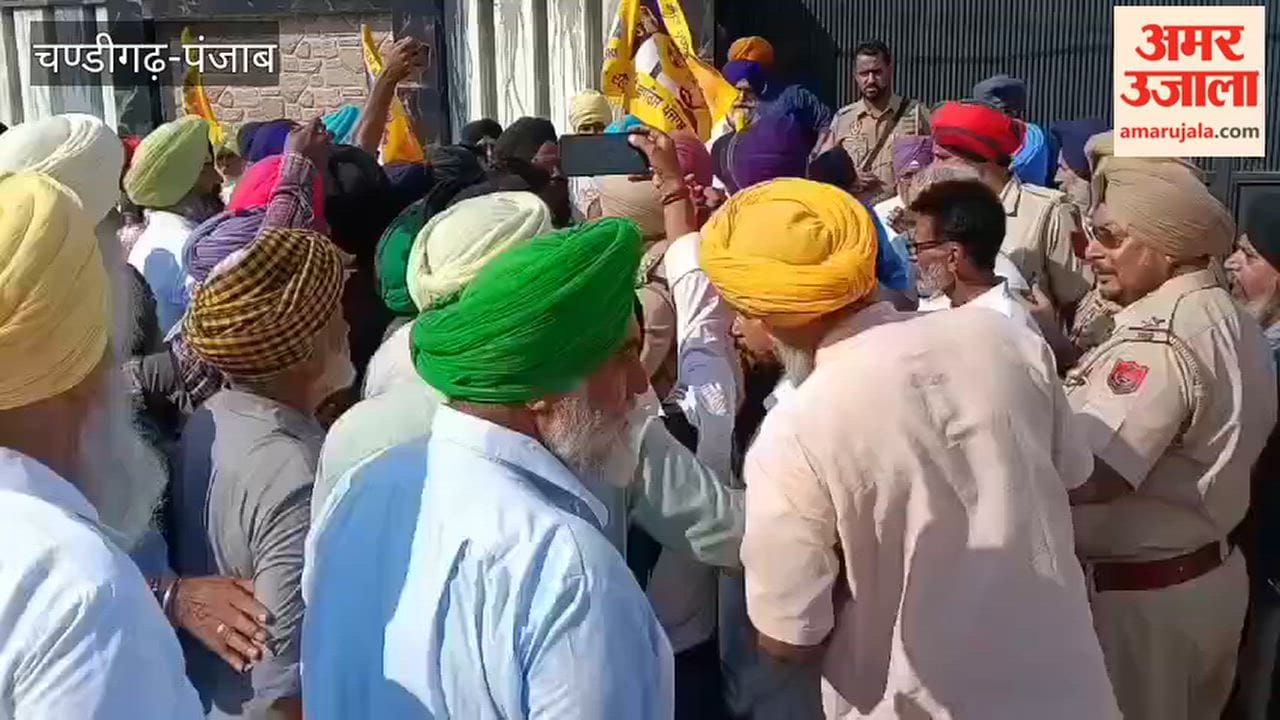In Moga, a sit-in protest ended ahead of schedule following heated discussions among farmer organizations; a memorandum of demands was submitted to the MLA