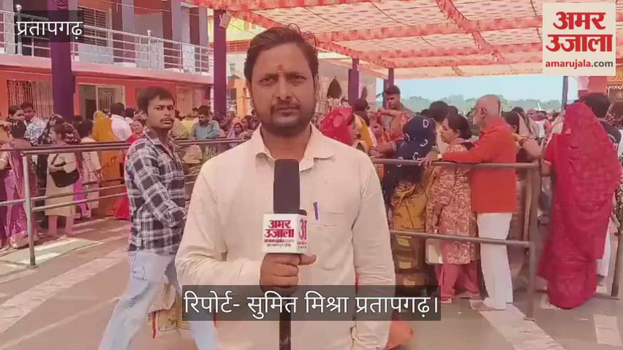 Crowds thronged Maa Belha Devi Dham on Mahanavami; devotees arrived from Ayodhya as well.