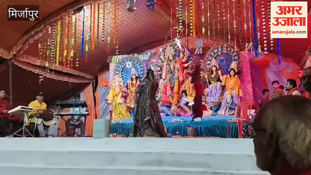 मिर्जापुर: श्रीपट्टी गांव में देवी जागरण, भक्ति गीतों पर झूमे श्रद्धालु