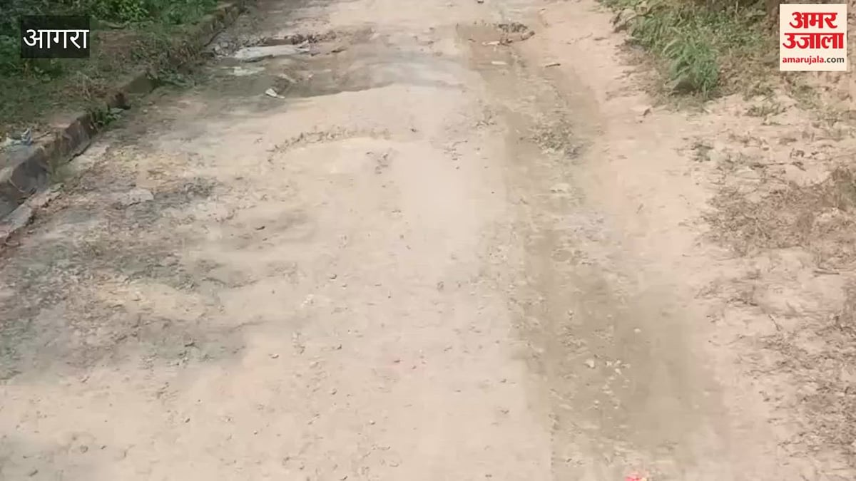VIDEO: महाभारत कालीन राजमाता मंदिर की सड़क क्षतिग्रस्त, कटान के गड्ढों में फंस रहे बाइक और लोडर