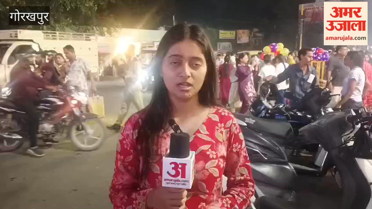 Huge crowd of devotees at Golghar Kali Temple on Durga Navami