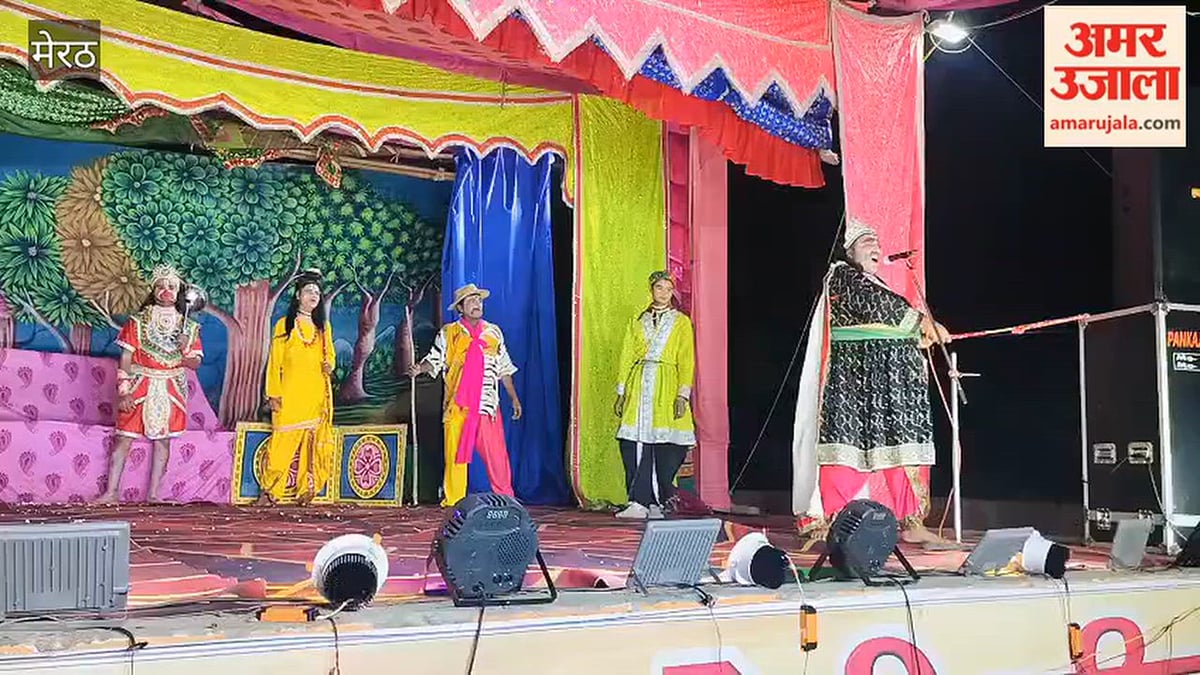 हस्तिनापुर: तीर लगते ही धराशायी हुआ कुंभकरण, श्रीराम ने किया वध
