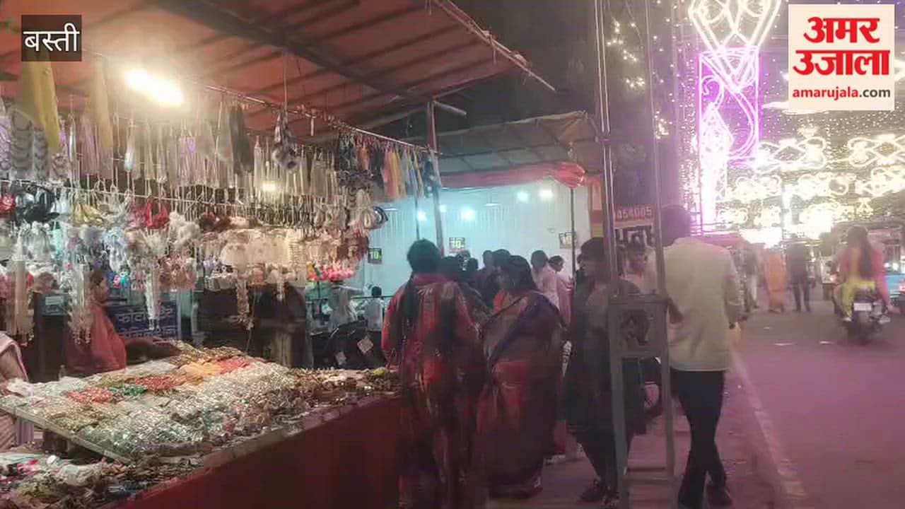 Durga Puja celebrations in the city heading towards grandeur; crowds begin arriving at the pandals.