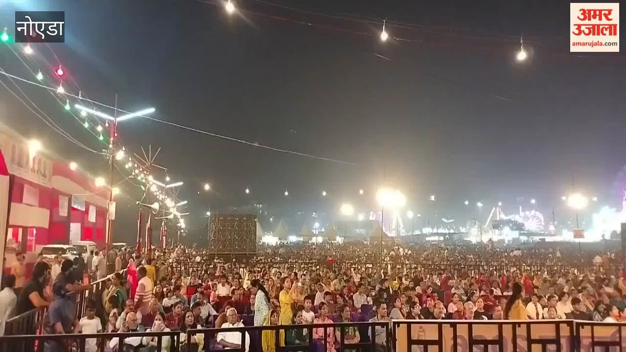 Ravana Dahan tomorrow: The Ramlila stage in Noida Sector 62