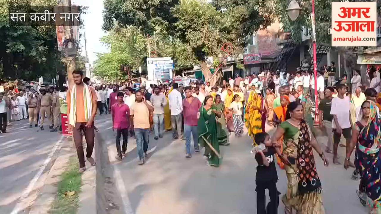Outcry erupts upon the arrival of the innocent child's body; a road blockade is staged to demand action.