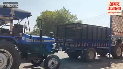 Farmers in Tohana (Fatehabad) blocked the gate of the auxiliary grain market and raised slogans; a commotion ensued over the lack of procurement.