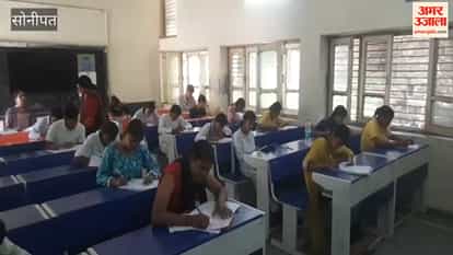 Students show great enthusiasm for the Atul Maheshwari Scholarship Examination in Sonipat