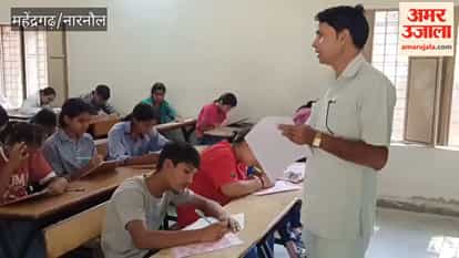 Students show enthusiasm for the Atul Maheshwari Scholarship Examination in Narnaul