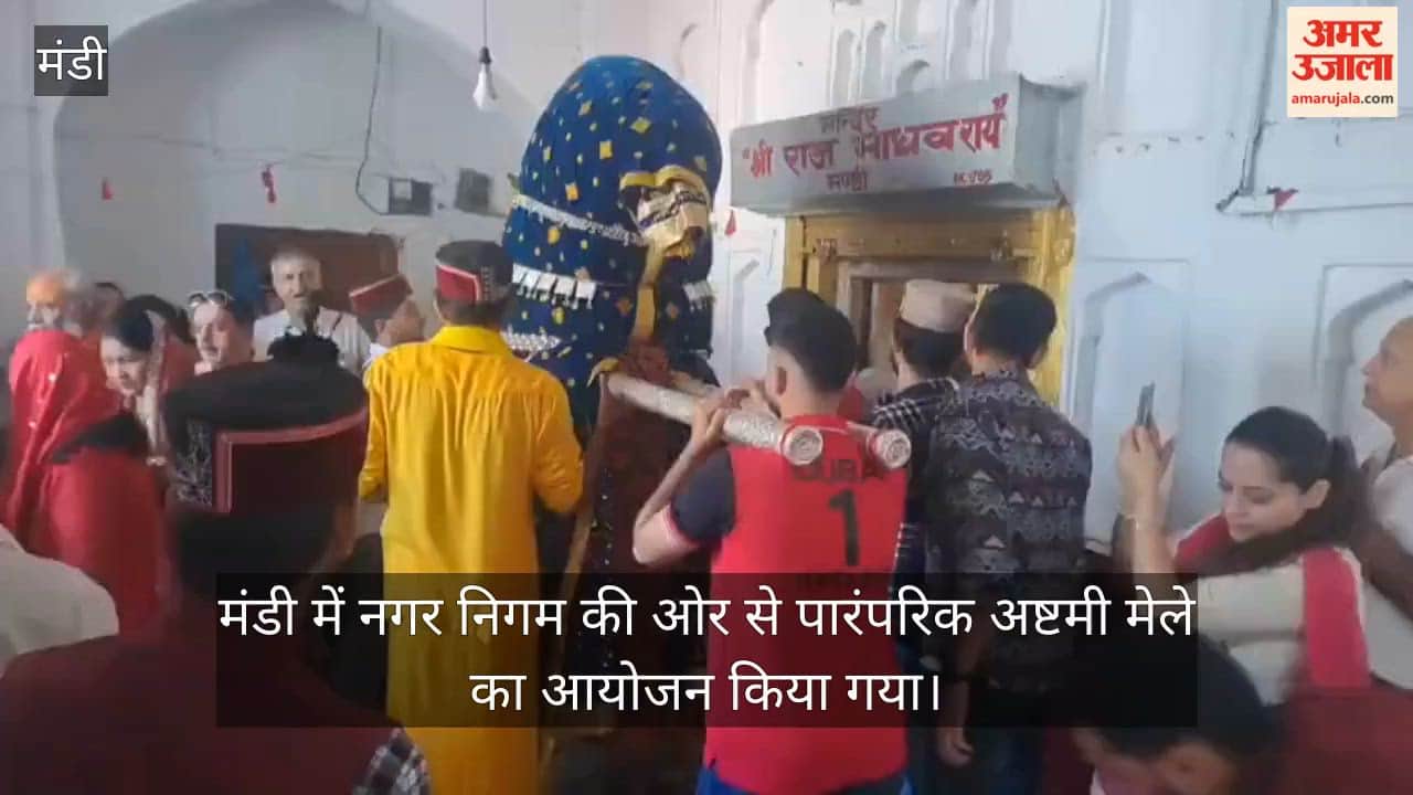 mandi chhoti kashi ashtami mela shobha yatra
