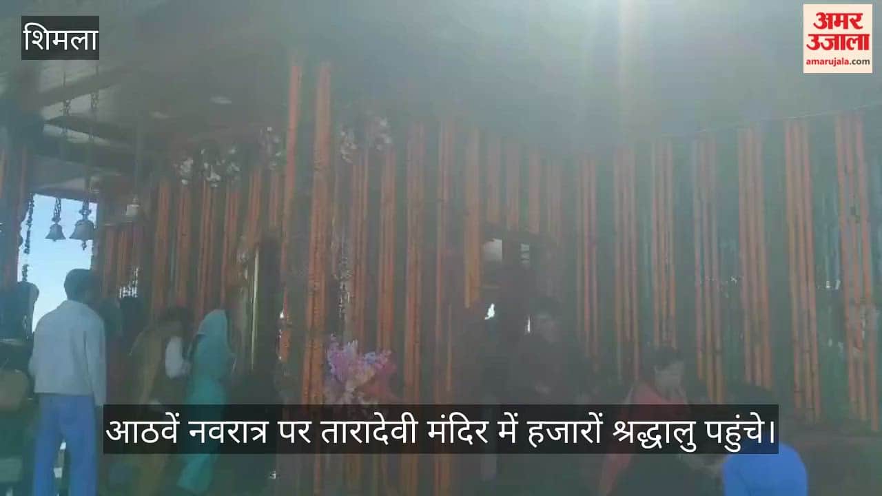 shimla tara devi temple ashtami navratri devotees rush