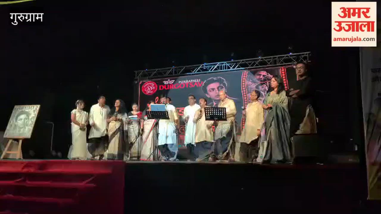 A confluence of cultures at Durga Puja pandals featuring everything from Bengali music to Dandiya Raas