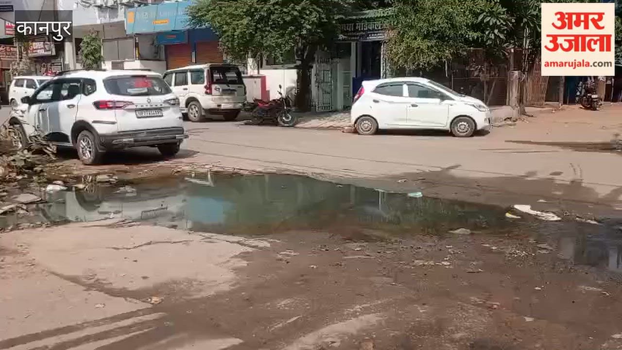 Kanpur: Sewage water flows onto roads in Awas Vikas No. 1