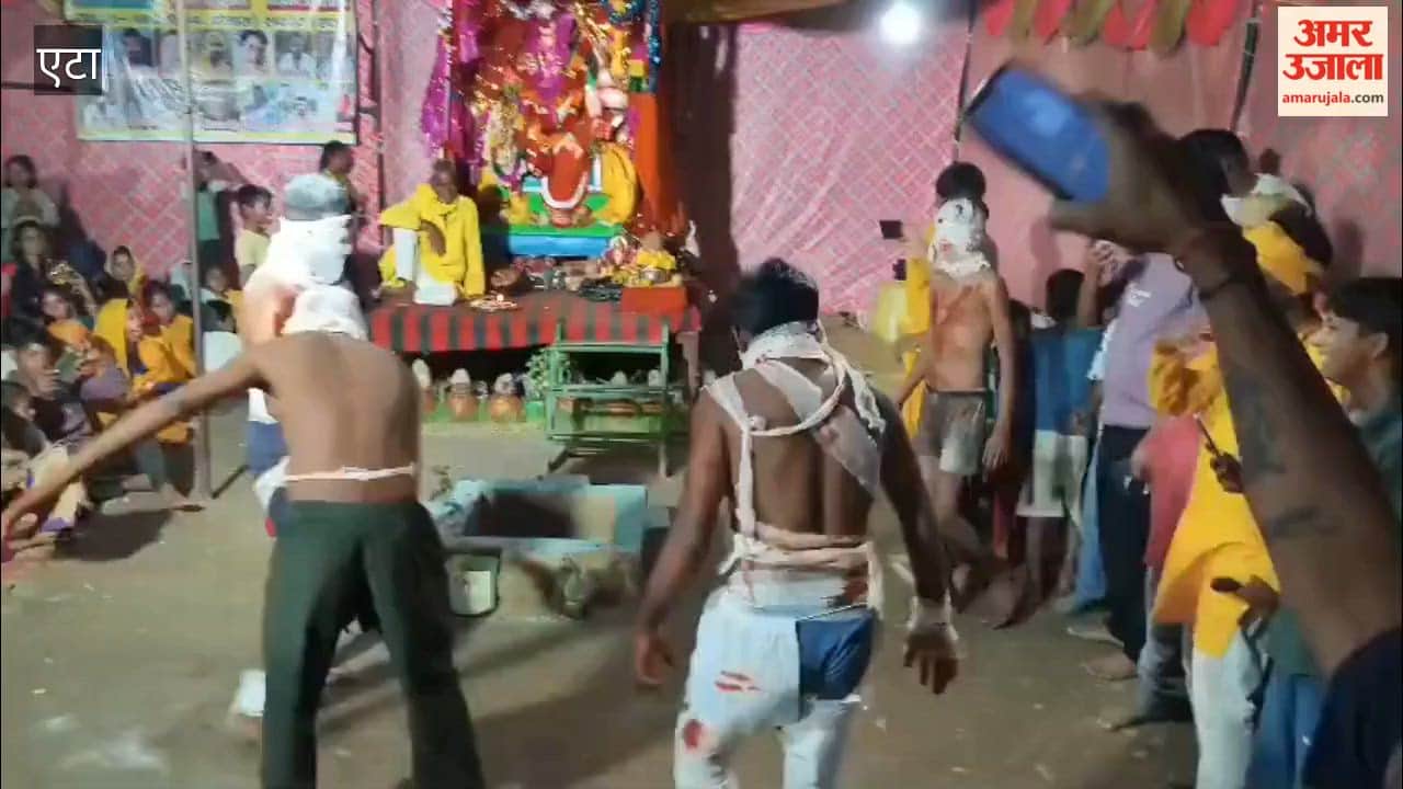 On the seventh day of Navaratri, late at night in the village of Babli Banjara, a remarkable confluence of devotion and power was witnessed at the site dedicated to Goddess Durga.