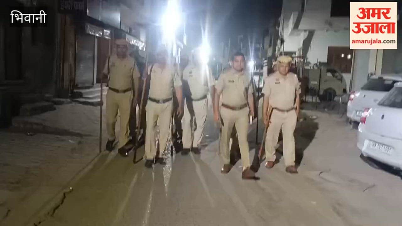 In Bhiwani, police conducted foot patrols to monitor markets and main thoroughfares, and increased security for the festive period.