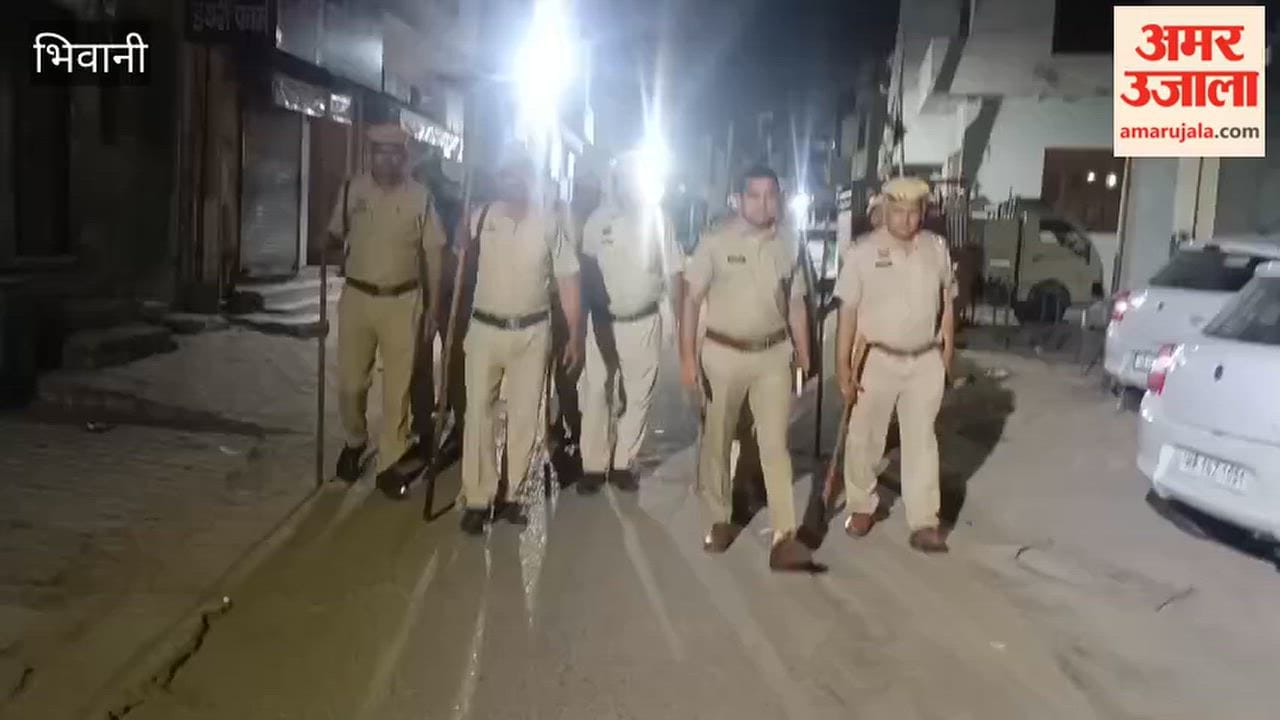 In Bhiwani, police conducted foot patrols to monitor markets and main thoroughfares, and increased security for the festive period.