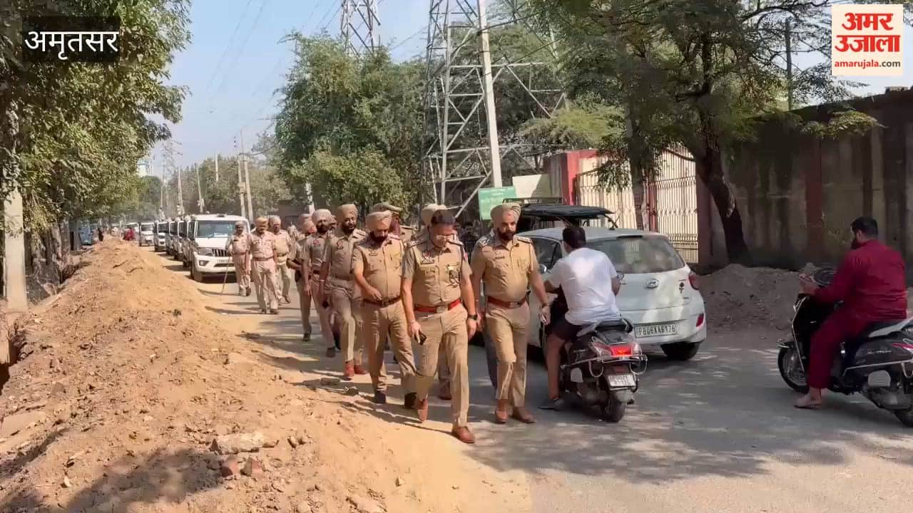 Police on alert in Amritsar ahead of Dussehra; flag march conducted across all three zones