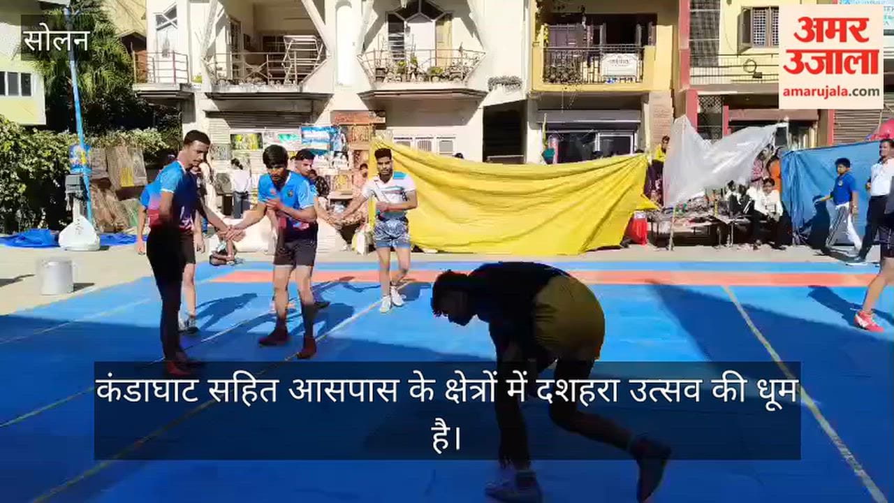 kandaghat dussehra festival 50 feet ravan kabaddi competition