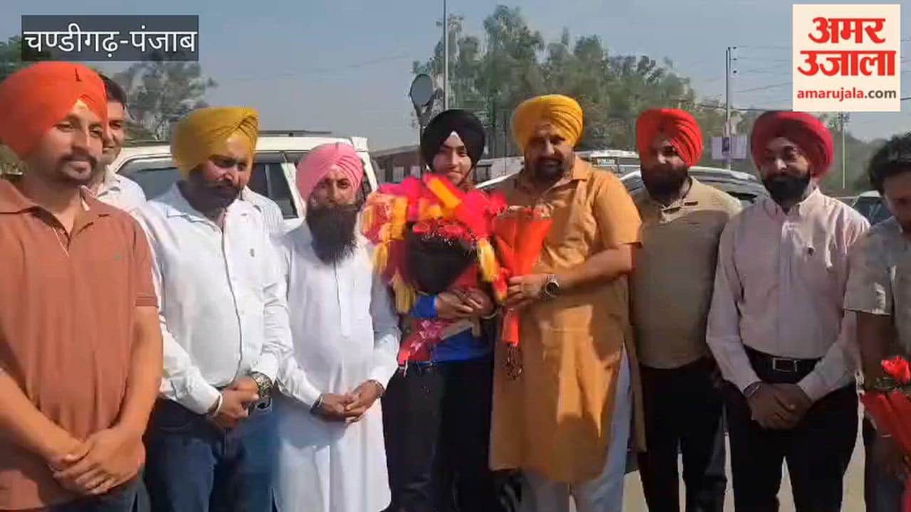 Grand welcome for Abhayjot upon his return from participating in the World Skate Games 2026