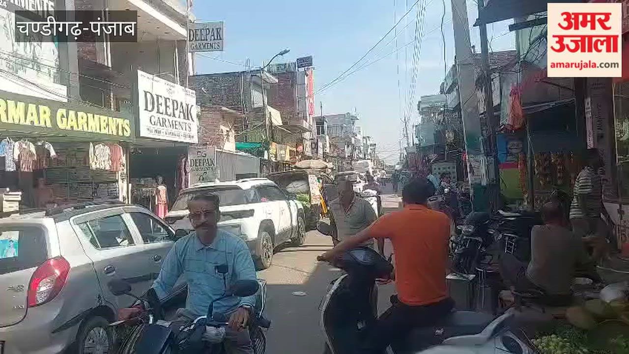 Traffic flow disrupted in Talwara’s main market due to alleged illegal encroachments; people face inconvenience from traffic jams during the festive season