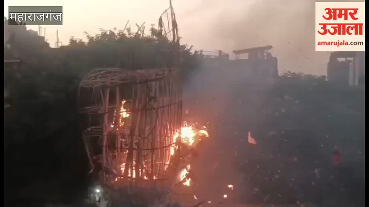 Child injured by firecrackers during Ravana Dahan in Nautanwa